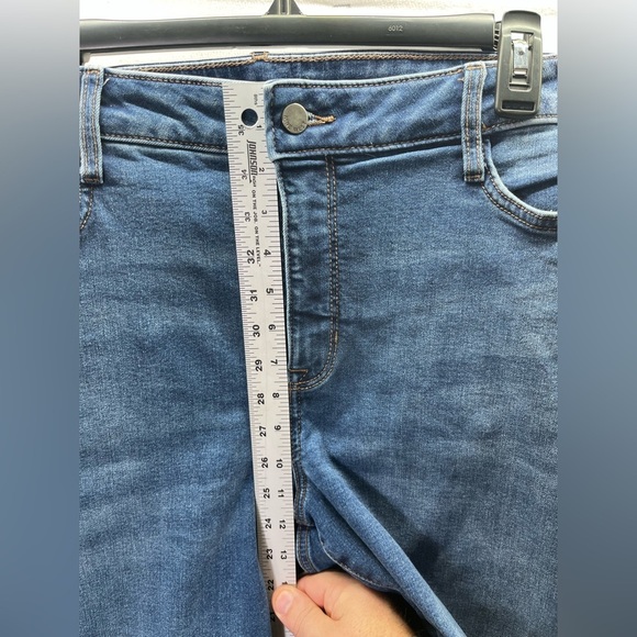 Nine West Curvy Bootcut Jeans Womens 18W Plus Size Blue Denim Stretch Cute 2562 - Picture 5 of 10